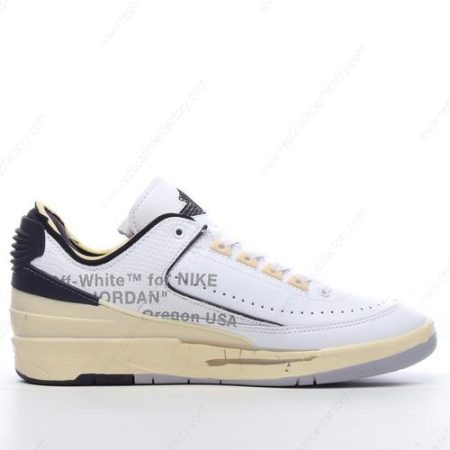 Replica Nike Air Jordan 2 Low SP x Off-White Men’s and Women’s Shoes ‘White Black’ DJ4375-101