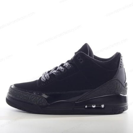 Replica Nike Air Jordan 3 Retro Men’s and Women’s Shoes ‘Black’ 136064-002