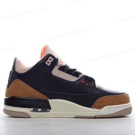 Replica Nike Air Jordan 3 Retro Men’s and Women’s Shoes ‘Black Brown Orange’ CT8532-008