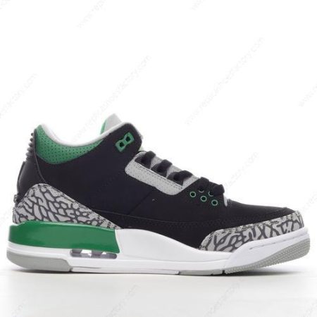 Replica Nike Air Jordan 3 Retro Men’s and Women’s Shoes ‘Black Green’ 398614-030