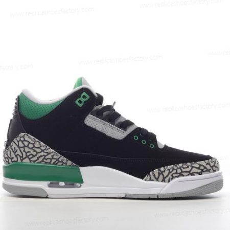 Replica Nike Air Jordan 3 Retro Men’s and Women’s Shoes ‘Black Green Grey White’ DM0967-031