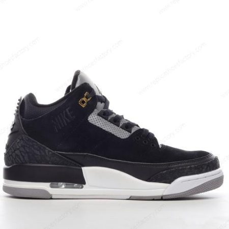 Replica Nike Air Jordan 3 Retro Men’s and Women’s Shoes ‘Black Grey Gold’ CK4348-007