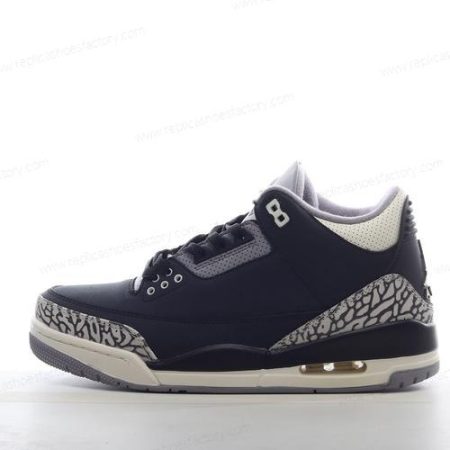 Replica Nike Air Jordan 3 Retro Men’s and Women’s Shoes ‘Navy Grey White’ 398614-401