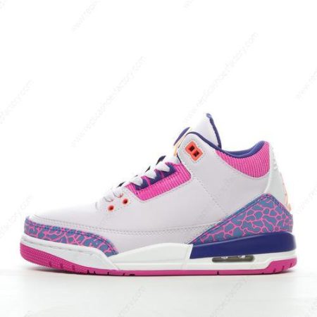 Replica Nike Air Jordan 3 Retro Men’s and Women’s Shoes ‘Pink White Blue’ 441140-500
