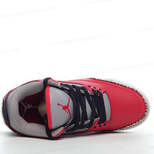 Replica Nike Air Jordan 3 Retro Mens and Womens Shoes Red Grey CU2277600
