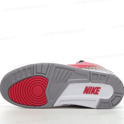 Replica Nike Air Jordan 3 Retro Mens and Womens Shoes Red Grey CU2277600