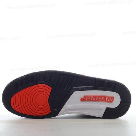 Replica Nike Air Jordan 3 Retro Men’s and Women’s Shoes ‘White Black Grey’ 398614-123
