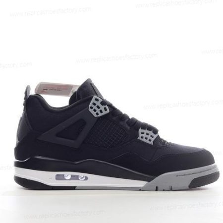 Replica Nike Air Jordan 4 Retro Men’s and Women’s Shoes ‘Black Grey White’ DH7138-006