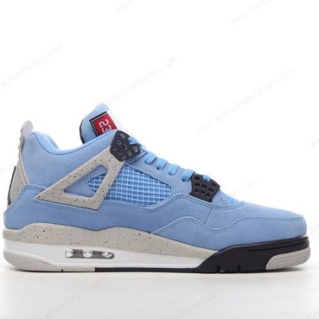 Replica Nike Air Jordan 4 Retro Men’s and Women’s Shoes ‘Blue Grey White Black’ CT8527-400