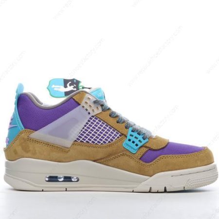 Replica Nike Air Jordan 4 Retro Men’s and Women’s Shoes ‘Brown Purple Blue’ DJ5718-300