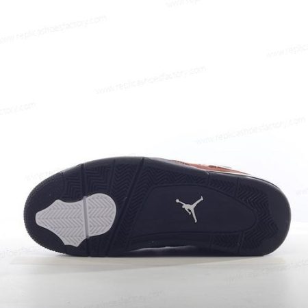 Replica Nike Air Jordan 4 Retro Men’s and Women’s Shoes ‘Brown Silver’