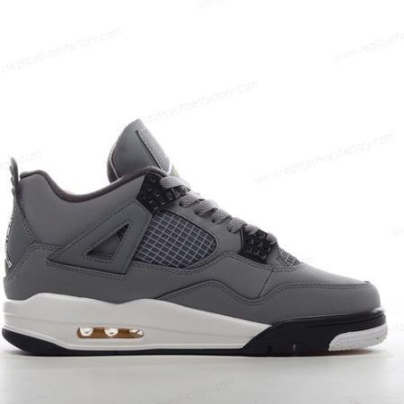 Replica Nike Air Jordan 4 Retro Men’s and Women’s Shoes ‘Grey Black’ 408452-007