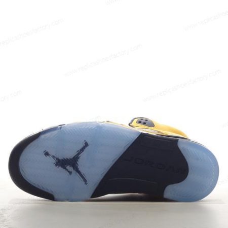 Replica Nike Air Jordan 5 Men’s and Women’s Shoes ‘Yellow Black’ CQ9541-704