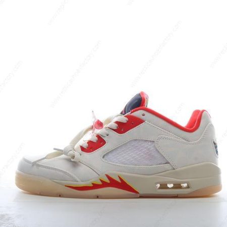 Replica Nike Air Jordan 5 Retro Low Men’s and Women’s Shoes ‘Red Yellow White’ DD2240-100