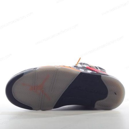 Replica Nike Air Jordan 5 Retro Men’s and Women’s Shoes ‘Black Orange’ FD4814-008