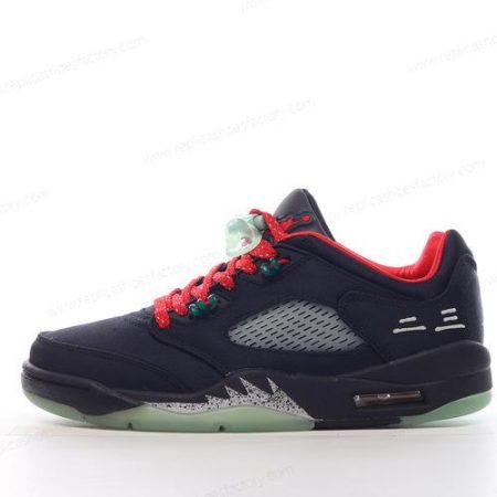 Replica Nike Air Jordan 5 Retro Men’s and Women’s Shoes ‘Black Red Silver’ DM4640-036
