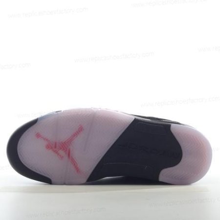 Replica Nike Air Jordan 5 Retro Men’s and Women’s Shoes ‘Black White Pink’ DX4355-015