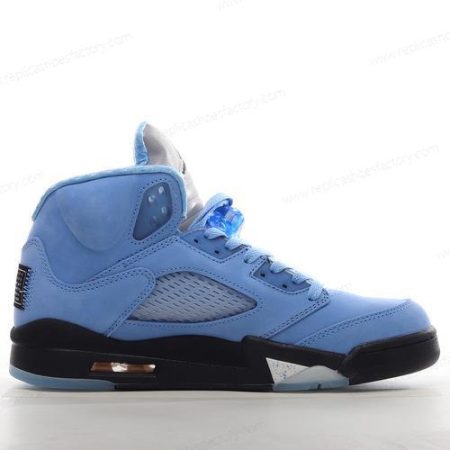 Replica Nike Air Jordan 5 Retro Men’s and Women’s Shoes ‘Blue Black White’ DV1310-401