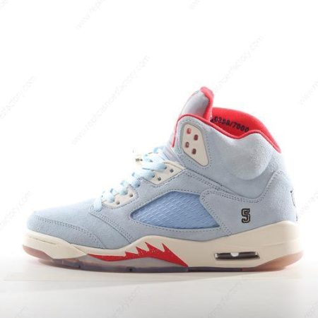 Replica Nike Air Jordan 5 Retro Men’s and Women’s Shoes ‘Blue Red Gold’ CI1899-400