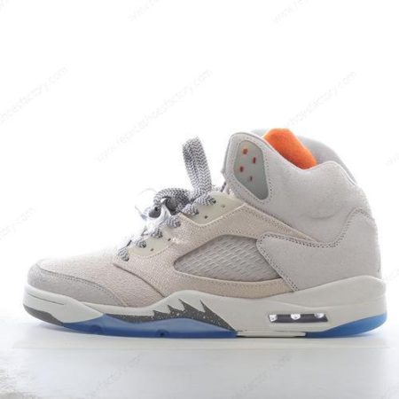 Replica Nike Air Jordan 5 Retro Men’s and Women’s Shoes ‘Brown Orange Off White’ FD9222-180