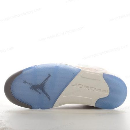 Replica Nike Air Jordan 5 Retro Men’s and Women’s Shoes ‘Brown Orange Off White’ FD9222-180