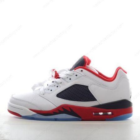 Replica Nike Air Jordan 5 Retro Men’s and Women’s Shoes ‘White Black Red’ 819171-101