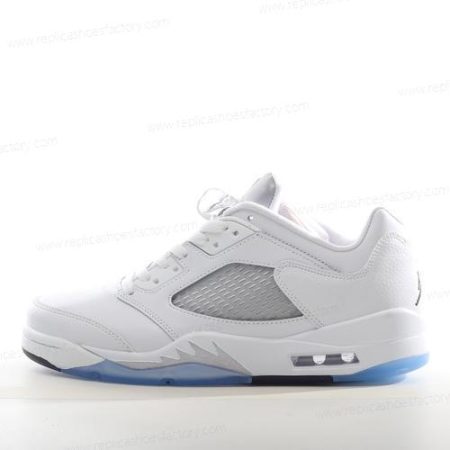Replica Nike Air Jordan 5 Retro Men’s and Women’s Shoes ‘White Black Silver’ 314337-101