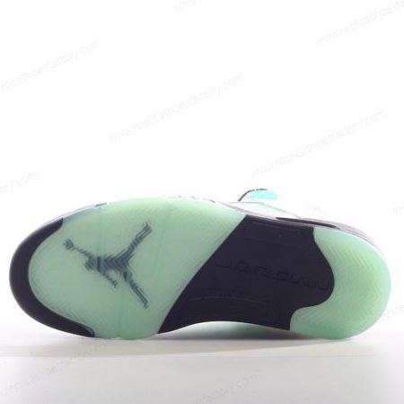 Replica Nike Air Jordan 5 Retro Men’s and Women’s Shoes ‘White Black White Green’ CN2932-100