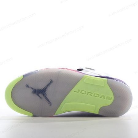 Replica Nike Air Jordan 5 Retro Men’s and Women’s Shoes ‘White Purple Pink Green’ DB3024-100