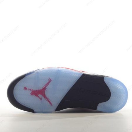 Replica Nike Air Jordan 5 Retro Men’s and Women’s Shoes ‘White Red Black Silver’ 440890-102