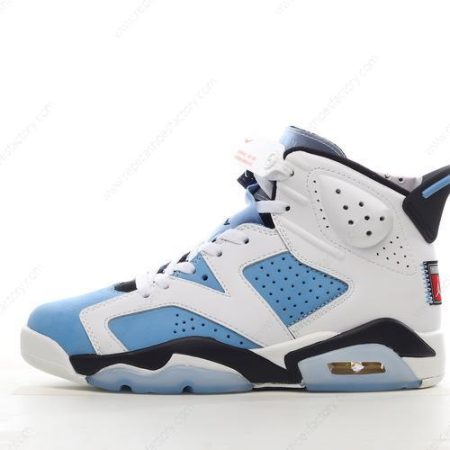 Replica Nike Air Jordan 6 Retro Men’s and Women’s Shoes ‘Blue White Black’ 384665-410