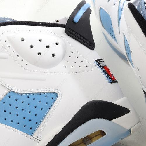Replica Nike Air Jordan 6 Retro Mens and Womens Shoes Blue White Black 384665410