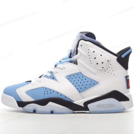 Replica Nike Air Jordan 6 Retro Men’s and Women’s Shoes ‘White Blue Black’ CT8529-410