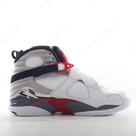Replica Nike Air Jordan 8 Retro Men’s and Women’s Shoes ‘White Black Red’ 305381-103