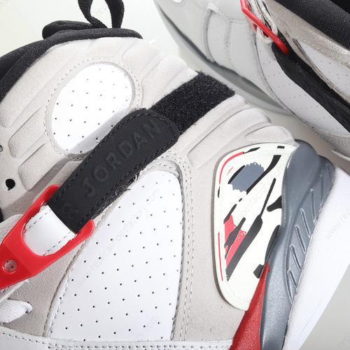 Replica Nike Air Jordan 8 Retro Mens and Womens Shoes White Black Red 305381103