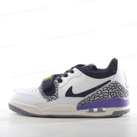 Replica Nike Air Jordan Legacy 312 Low Men’s and Women’s Shoes ‘Gold White Black Purple’ CD9054-102