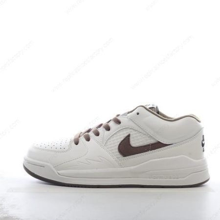 Replica Nike Air Jordan Stadium 90 Men’s and Women’s Shoes ‘Brown White’ FB2269-102