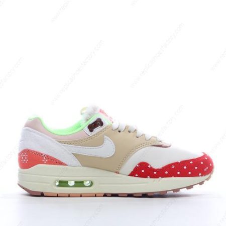 Replica Nike Air Max 1 PRM Men’s and Women’s Shoes ‘White Red Green’ DR2553-111