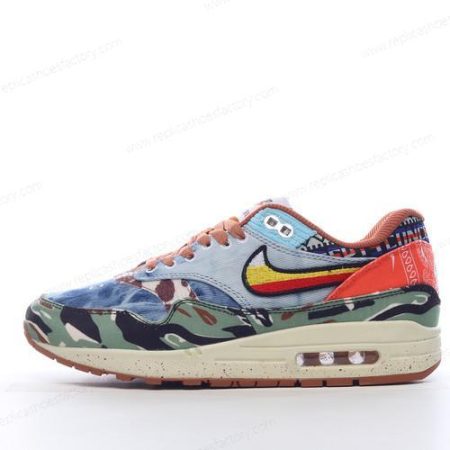 Replica Nike Air Max 1 SP Men’s and Women’s Shoes ‘Gold Black Blue’ DR2362-700