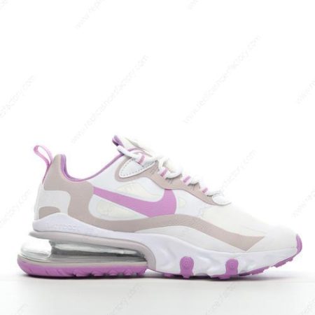 Replica Nike Air Max 270 React Men’s and Women’s Shoes ‘White Violet’ CZ1609-100