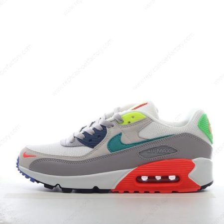 Replica Nike Air Max 90 Men’s and Women’s Shoes ‘White Black Grey’ DA5562-001