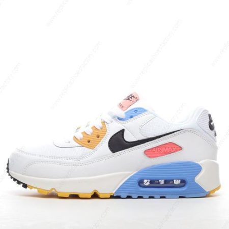 Replica Nike Air Max 90 Men’s and Women’s Shoes ‘White Black Orange’ CZ3950-100