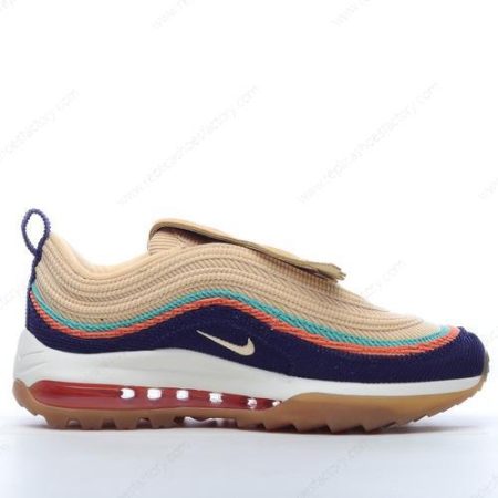 Replica Nike Air Max 97 Golf NRG Men’s and Women’s Shoes ‘Blue Gold White Red’ CJ0563-400