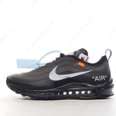 Replica Nike Air Max 97 x Off-White Men’s and Women’s Shoes ‘Black’ AJ4585-001