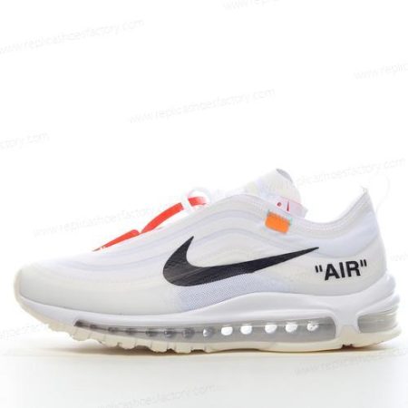 Replica Nike Air Max 97 x Off-White Men’s and Women’s Shoes ‘White’ AJ4585-100
