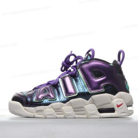 Replica Nike Air More Uptempo Men’s and Women’s Shoes ‘Purple Green’ 922845-500
