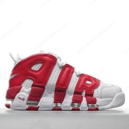 Replica Nike Air More Uptempo Men’s and Women’s Shoes ‘White Red’ 414962-100