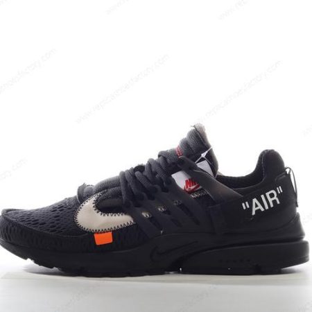 Replica Nike Air Presto x Off-White Men’s and Women’s Shoes ‘White Black’ AA3830-002