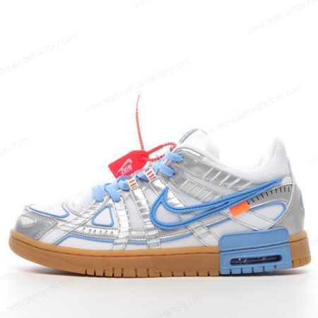 Replica Nike Air Rubber Dunk Low Men’s and Women’s Shoes ‘Blue White’ CW7410-100