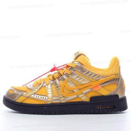 Replica Nike Air Rubber Dunk Low Men’s and Women’s Shoes ‘Gold Black’ CU6015-700